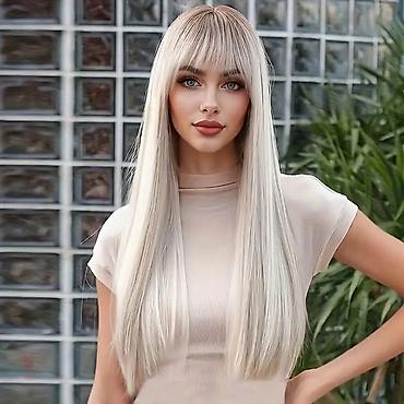 Perike i klipse: Perika sa šiškama – duge frizure u više boja - Stilovi: ravna ekstra — 9