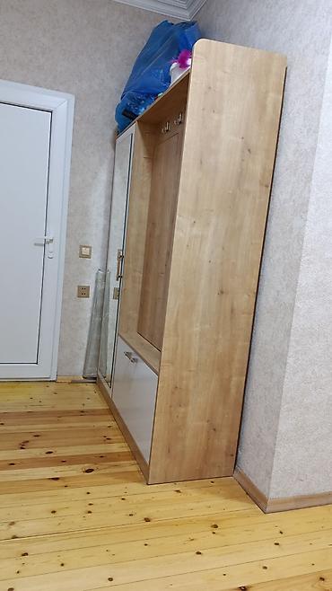 вешалка в прихожую с полкой: Б/у, 3 двери, С зеркалом, Распашной, Прямой шкаф — 6