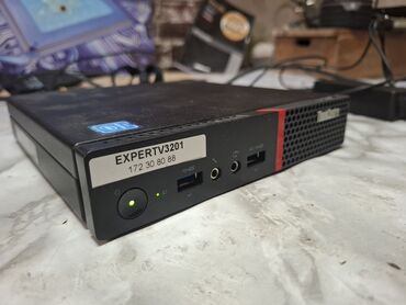 Desktop računari i radne stanice: Lenovo desktop računar u tamnosivoj boji, opremljen Intel procesorom i — 9