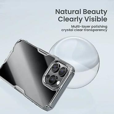 Maske i futrole za telefone: Futrola NILLKIN Nature Pro Magnetic za iPhone 16 Pro Max (6.9) bela — 6