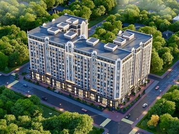 квартиры в городе кант: 2 комнаты, 79 м², Элитка, 9 этаж, ПСО (под самоотделку)