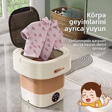 Paltaryuyan maşınlar: Mini paltaryuyan – körpə və gündəlik kiçik geyimlər üçün kompakt həll — 1