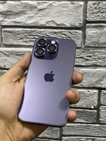 iphone 14 satilir: IPhone 14 Pro, 128 GB, Deep Purple