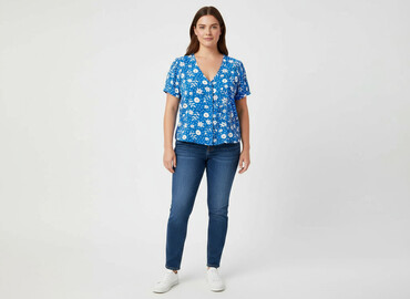 bluzki z dużym dekoltem plus size: Sugarfree, Жіноча блуза, розмір 2XL