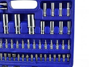 Setovi ručnog alata: GEKO set alata u koferu – komplet nasadnih ključeva i bitova - — 5