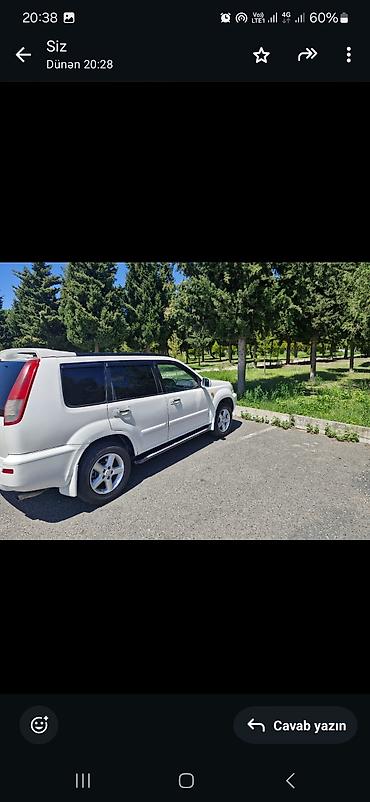 hyundai h1 8 1: Nissan X-Trail, ağ rəngli, 5 qapılı kompakt SUV. Xüsusiyyətlər: - — 5