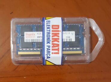 Videokartlar: 4 GB DDR3 RAM 1066 MHZ, HYNIX. Təzədir