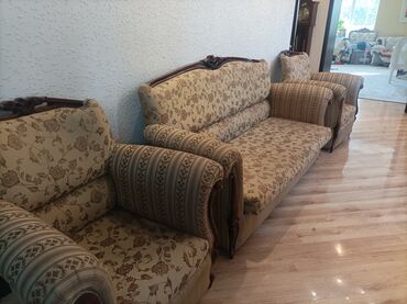 Гарнитуры для зала: Гарнитур для зала, Б/у, Кресло, Диван, Дерево, Самовывоз at lalafo.kg — 6 Гарнитуры для зала: Гарнитур для зала, Б/у, Кресло, Диван, Дерево, Самовывоз — 6