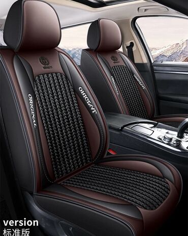 Чехлы и накидки на сиденья: Чехлы Экокожа, цвет - Черный, Universal Seat cover, Новый, Самовывоз, Платная доставка