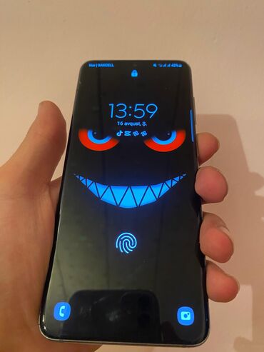 Aş qazanı: Samsung Galaxy S20 Plus, 128 GB, rəng - Boz, Barmaq izi