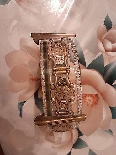 şamdan al: Şüşə qab – metal dekorativ çərçivəli, ayaqlı - Material: qalın — 2