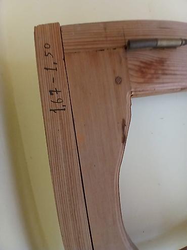 qapi taxda: Taxta pəncərə karkası - Material: təbii ağac (şam tipli), qalın və — 4