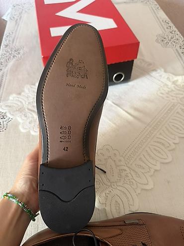 ayyaqabı: MANAS kişi klassik - Model: bağcıqlı klassik dress shoes - Rəng — 2