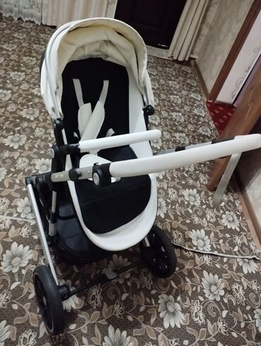 Коляски: Коляска, цвет - Черный, Б/у — 4