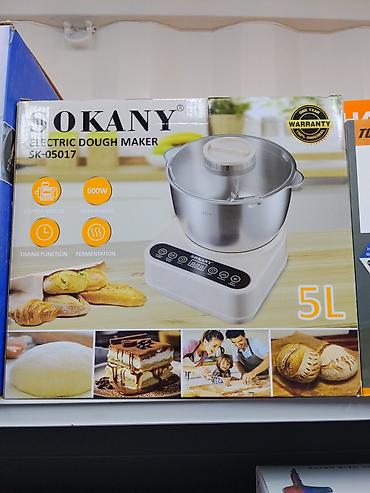 Электрическая тестомесилка SOKANY SK-05017 - Объем чаши: 5 л