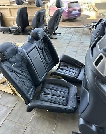 Сиденья: Комплект сидений, Кожа, Mercedes-Benz Б/у, Оригинал — 6