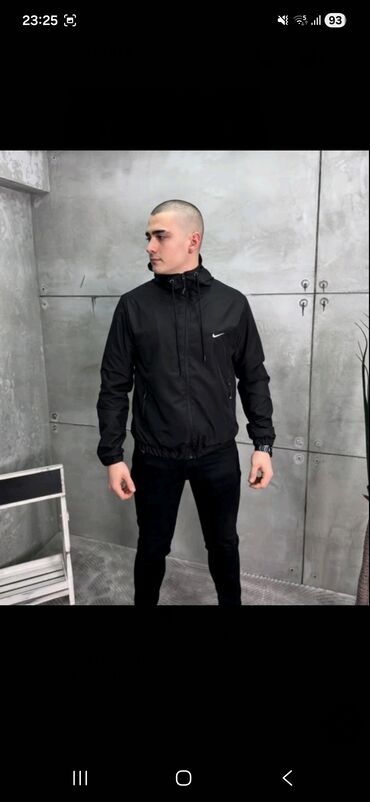 Jakne za prelazni period: Muška lagana jakna sa kapuljačom - Sportski kroj, zatvaranje na — 8