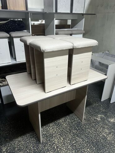 Кухонные столы и стулья: Кухонный стол и стул, Новый — 9