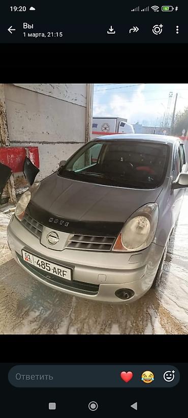 ниссан wingroad: Nissan Note: 2007 г., 1.3 л, Механика, Бензин, Хэтчбэк — 2