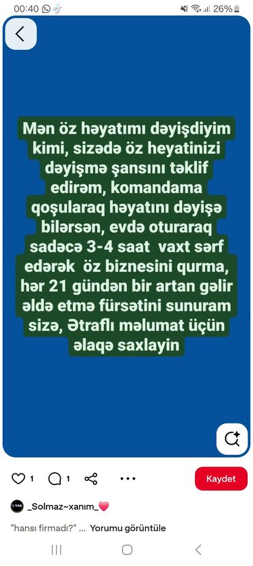 Gözəllik Salonları: Marketoloq tələb olunur, Onlayn iş, İstənilən yaş, Təcrübəsiz