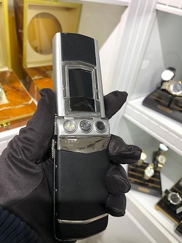 butun telefonlar: Vertu Ayxta Ceramika Silver Telefon ideal veziyyetdedi temirde — 7