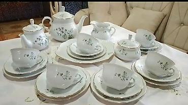 tefal cay: Çay dəsti, rəng - Ağ, Farfor, Çexiya — 3