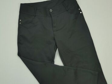 bluzki z łączonych materiałów: Spodnie materiałowe, S, stan - Dobry