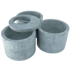 Железобетонные (ЖБИ) кольца для септика: Железобетонное (ЖБИ) кольцо для септика Размер: 150 x 90 x 9 см, Платная установка, В розницу — 15