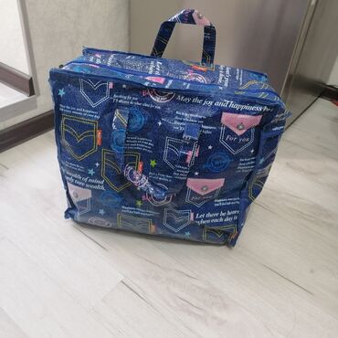 Компактная хозяйственная крепкая сумка, размер сумки длина 39см ширина