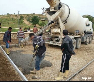Tikinti və təmir: Sifarisle beton catdirilma 50 m pompa mikser daxil hecbir yol ödenisi