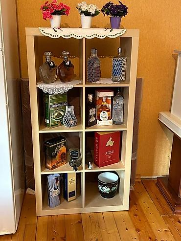 Rəflər: Rəf dəsti – açıq saxlama sistemi - Material: ağac teksturalı MDF/LDSP — 3