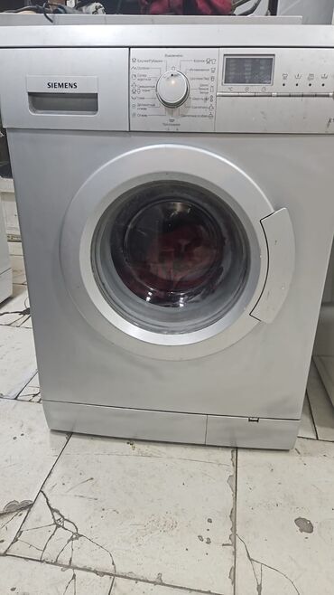 Paltaryuyan maşınlar: Siemens paltaryuyan maşın – ön yükləməli, elektron idarəetmə paneli və