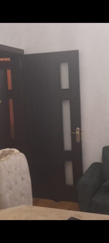 işləmiş qaplar: Daxili otaq qapısı – müasir dizayn - Rəng: tünd (vengə/şokolad