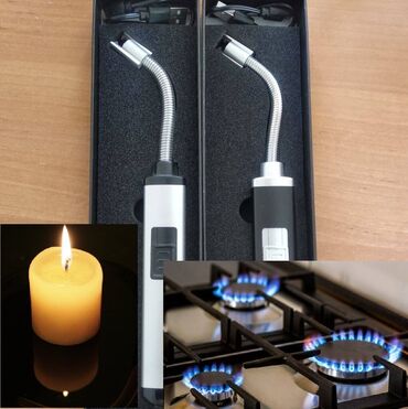 электронная плита: Кухонная зажигалка электронная USB перезаряжаемая Для свечей, газовых