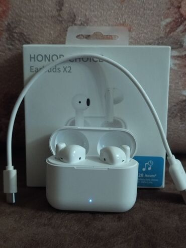 Qulaqlıqlar: HONOR CHOISE Earbuds X2 satılır. 28 saat batareyası🔋 Səs-küyün