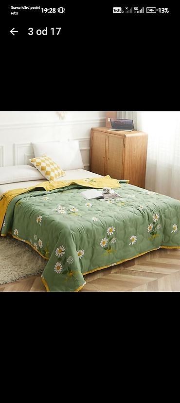 Ćebad i pokrivači: Prekrivači za krevet – lagani, prošiveni - Dizajn: moderni printovi – — 3