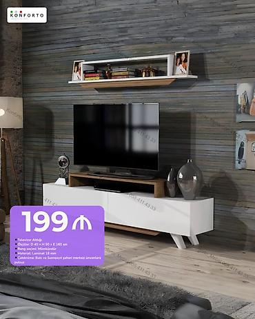 Televizor altlığı – Konforto - Ölçülər: Dərinlik 40 sm × Hündürlük 50