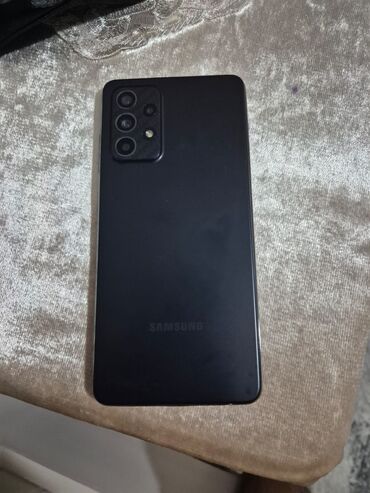 Samsung: Samsung Galaxy A52, 128 GB, rəng - Qara, Barmaq izi