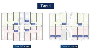 Новостройки от застройщика: Строится, 2 комнаты, 50 м² at lalafo.kg — 4 Новостройки от застройщика: Строится, 2 комнаты, 50 м² — 4