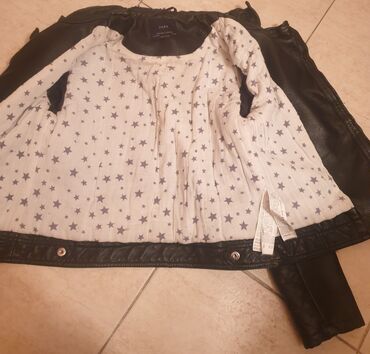 Jakne, kaputi i prsluci: ZARA kozna jakna bajkerka 11-12 godina 152 cm, girls biker jacket — 7