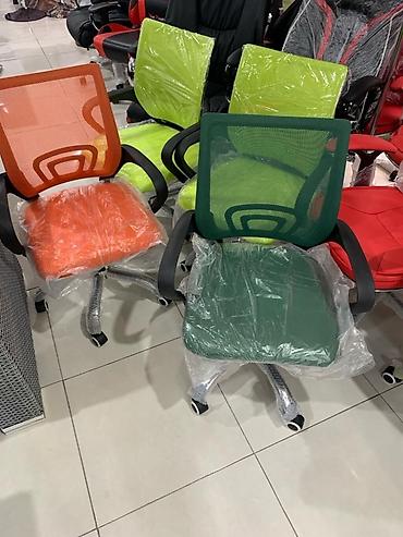 Ofis mebeli: Yeni, Təkərli, Qolları tənzimlənmir, Parça — 5