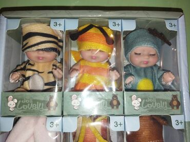 arı qutusu: Məhsul: Lovely Doll – heyvan temalı mini kukla dəsti Xüsusiyyətlər: -