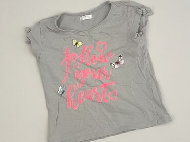 koszule białe chłopięce: T-shirt, 4-5 years, 104-110 cm, condition - Perfect
