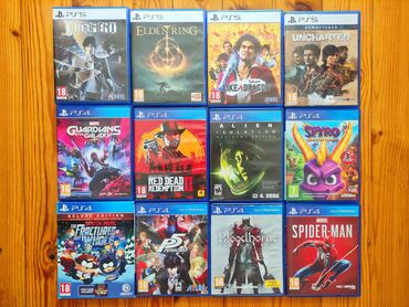 PS4 (Sony Playstation 4): PS5 Steelbook CoD MW 2 - 50 azn PS5 Uncharted Thieves Collection - 35
