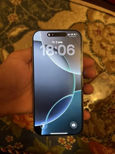 Apple iPhone: IPhone 16 Pro, Б/у, 256 ГБ, Серебристый, Чехол, 98 % — 4