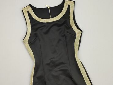 czarna mini sukienki: Dress, M (EU 38), condition - Perfect