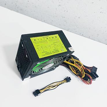 Qida blokları: Qida Bloku “500Watt 24pin 4+4+4pin 2xsata 6xmolex 6pin Stek” ⭐500Watt — 2