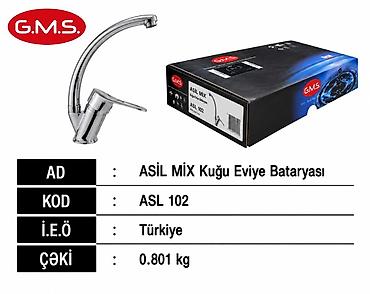 mətbəx qapıları: G.M.S. ASİL MİX Kuğu Eviyə Bataryası - Model kodu: ASL 102 - Mənşə — 1