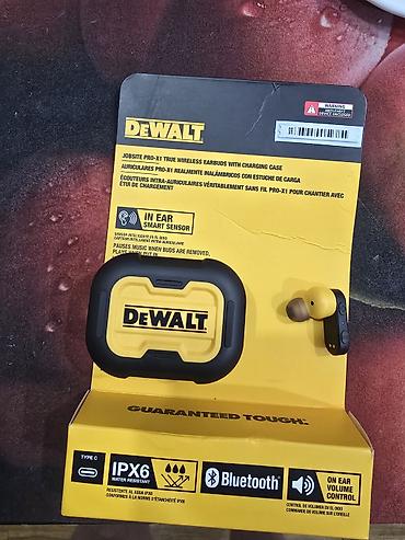 Аудиотехника: Наушники DeWalt Jobsite PRO‑X1 True Wireless с зарядным кейсом - — 5