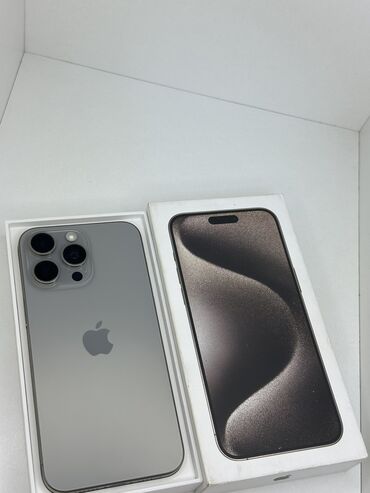 sony телефон: IPhone 15 Pro Max, Б/у, 256 ГБ, Natural Titanium, Коробка, 87 %